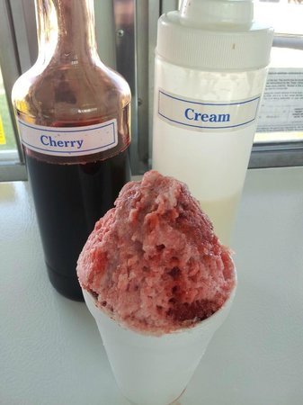 Cherry Cream Snowball